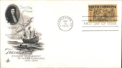 Tricentennial English Settlement in South Carolina First Day Cover