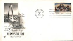 150th Anniversary Missouri Statehood First Day Cover