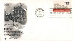 200th Anniversary First Continental Congress First Day Cover