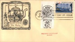 200th Anniversary Boston Tea Party First Day Cover