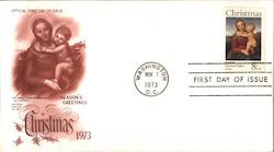 Season's Greeting Christmas 1973 First Day Cover