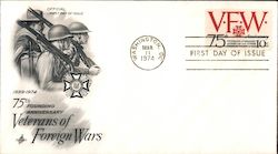 75th Founding Anniversary Veterans of Foreign Wars First Day Cover