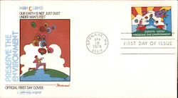 Preserve the Environment Our Earth is not Just Dust Under Man's Feet First Day Cover