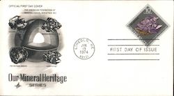 Our Mineral Heritage Series First Day Cover