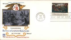 Commemorating Battles of Lexington & Concord First Day Cover