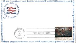American Revolution Bicentennial First Day Cover