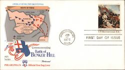 Commemorating Battle of Bunker Hill 1973 Series First Day Cover