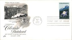 Colorado Statehood 38th State to Enter the Union First Day Cover