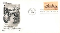 Drafting the Articles of Confederation First Day Cover