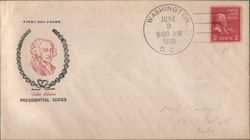 John Adams Presidential Series First Day Cover