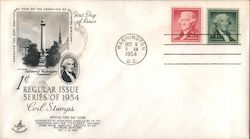 Coil Stamp, Baltimore Founding First Day Cover