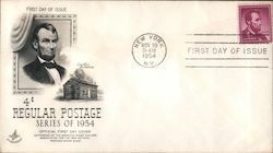Regular Postage Series of 1954 First Day Cover