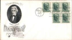 Andrew Jackson 1c Postage Stamp Series 1963 First Day Cover