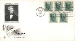1 cent Coil Stamp Series of 1963 First Day Cover