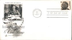 Coil Stamp, Franklin D. Roosevelt First Day Cover