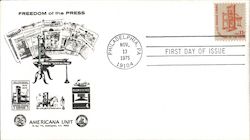 Freedom of the Press First Day Cover