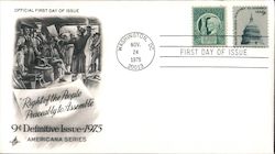 Americana Series Right to Peaceably Assemble First Day Cover