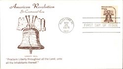 American Revolution Liberty Bell First Day Cover