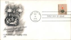 America's Light will Shine Over all the Land 1978 First Day Covers First Day Cover First Day Cover First Day Cover