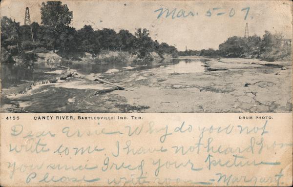 Caney River, Indian Territory Bartlesville Oklahoma