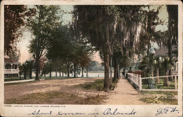 Looking Toward Lake Lucerne Orlando Florida