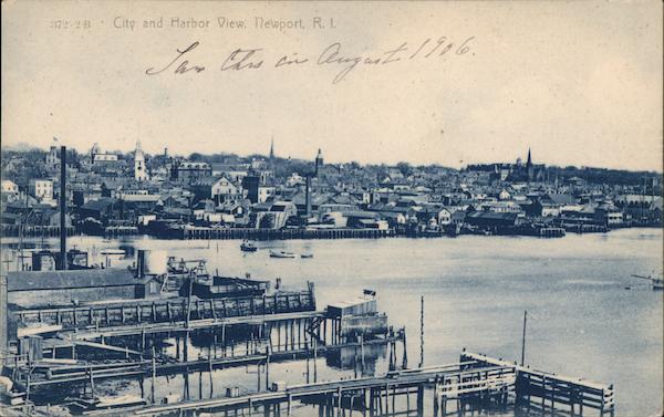 City and Harbor View Newport Rhode Island