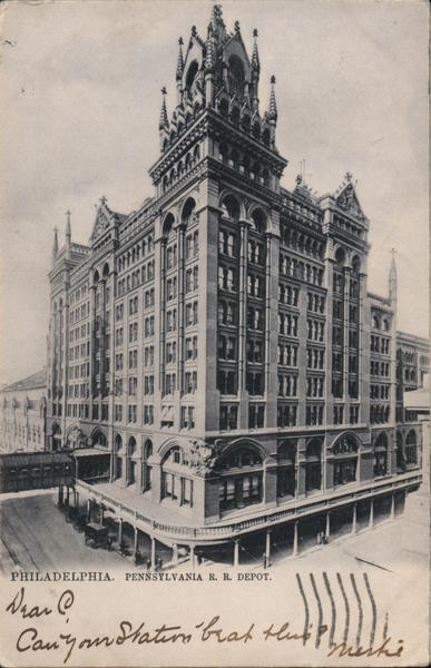 Pennsylvania Railroad Depot Philadelphia