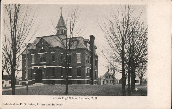 Laconia High School New Hampshire Postcard