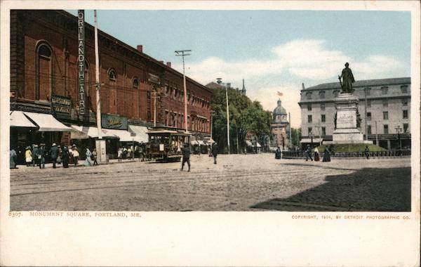 Monument Square Portland Maine