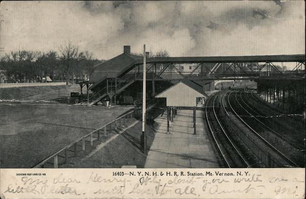 NYNH & HRR STation Mount Vernon New York