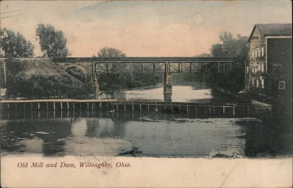 Old Mill and Dam Willoughby Ohio