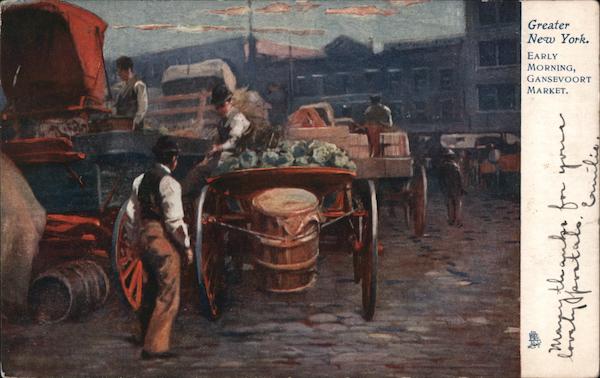 Early Morning, Gansevoort Market New York