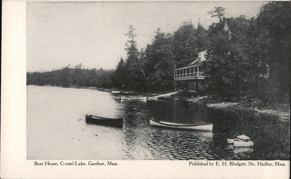 Boat House, Crystal Lake Gardner Massachusetts