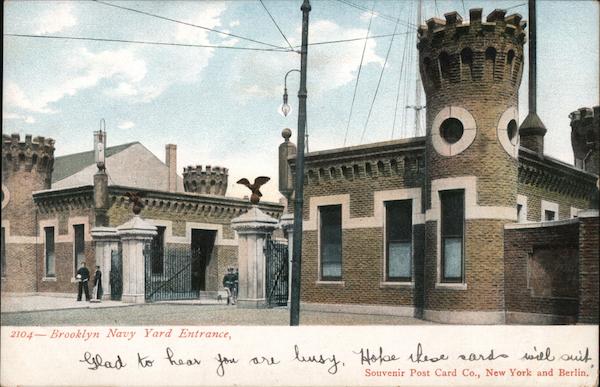 Brooklyn Navy Yard Entrance New York