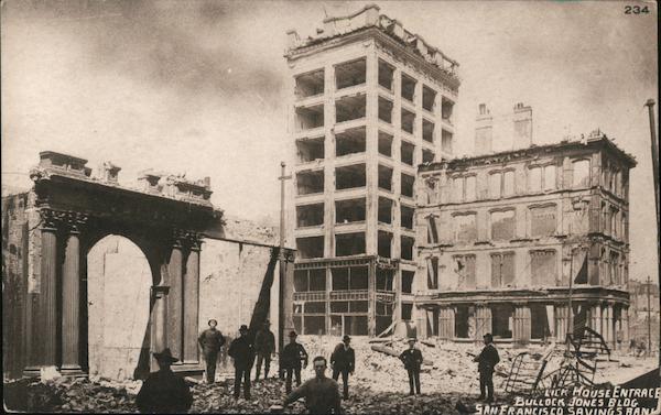 Lick House Entrance, Bullock Jones Building San Francisco California