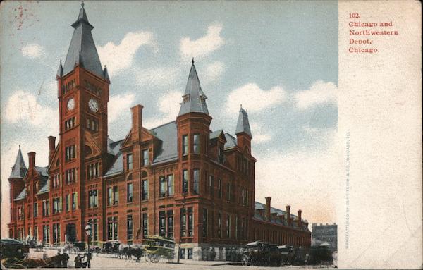 Chicago and Northwestern Depot Illinois
