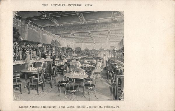The Automat--Interior View Philadelphia Pennsylvania