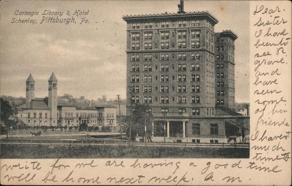 Carnegie Library & Hotel Schenley Pittsburgh Pennsylvania