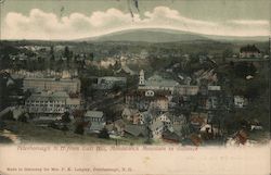 Petersborough N.H. from East Hill, Monadnock Mountain in distance Peterborough, NH Postcard Postcard Postcard