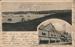 View of Newport, R.I. from South Harbor Postcard