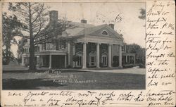 Oakland Farm, Alfred G. Vanderbilt Portsmouth, RI Postcard Postcard Postcard