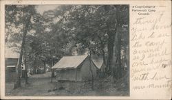 A Cozy Corner of Portsmouth Camp Grounds Postcard