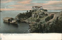 "Beacon Rock" E. D. Morgan's Residence Newport, RI Postcard Postcard Postcard