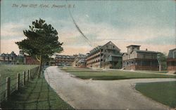 The New Cliff Hotel Newport, RI Postcard Postcard Postcard