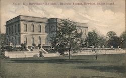 E.J. Berwind's "the Elms", Bellevue Avenue Postcard
