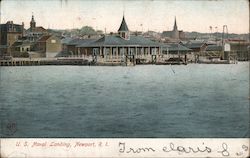 U. S. Naval Landing Newport, RI Postcard Postcard Postcard