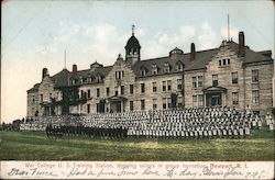 War College U.S. Training Station Postcard