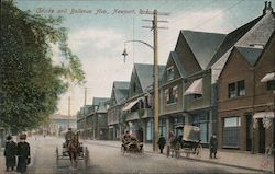 Casino and Bellevue Avenue Postcard
