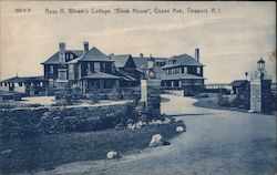 Ross R. Winam's Cottage, "Bleak House" Ocean Ave Newport, RI Postcard Postcard Postcard