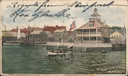 NY Yacht Club Station Postcard